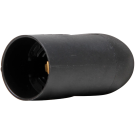 Kopp lamphouder E14 glad zwart (211115009)