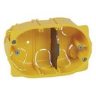 Legrand batibox hollewand inbouwdoos 3 modules Mosaic 40mm (080049)