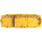 Legrand batibox hollewand inbouwdoos 3-voudig (6 modules Mosaic) 40mm (080043)