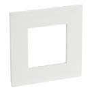 Legrand afdekplaat stopcontact 1-voudig 83x83mm - Valena Next Wit Opaal (741101)
