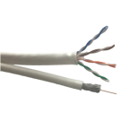 Technetix combi-kabel coax RG59T 75 Ohm en UTP CAT6 20 meter - wit (19012509)