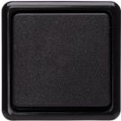 Kopp drukschakelaar 10A - Standard zwart (514305000)