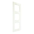 EMhub Quadro55 (by Kopp) afdekraam 3-voudig - zuiver wit glanzend (4088010)