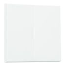 EMhub Quadro55 (by Kopp) dubbele bedieningswip tbv serie- en wissel/wisselschakelaar - zuiver wit mat (4088042)