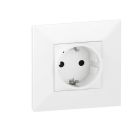 Legrand geconnecteerde schuko stopcontact 16A - Valena Next with Netatmo Wit Opaal (741811)