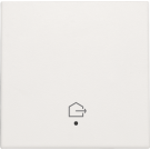 Niko afwerkingset 1-voudige schakelaar voor scenario woning verlaten - Niko Home Control Orginal White (101-32902)