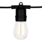 Bailey solar lichtsnoer 10 lampen 8,2 meter IP44 - zwart (145439)