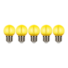 Bailey LED kogel E27 geel 0,6W 35lm IP44 ecopack (143039)