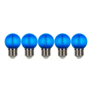 Bailey LED kogel E27 blauw 0,6W 5lm IP44 ecopack (143029)