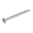 Dynaplus unischroef 5.0x40mm TX-25 verzinkt platte kop voldraad - 200 stuks (0281.01.41601)