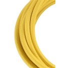 Bailey textielsnoer 3 meter 2x0.75 mm2 - geel (139677)