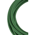 Bailey textielsnoer 3 meter 2x0.75 mm2 - donkergroen (139678)