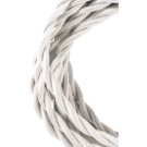 Bailey textielsnoer 3 meter 2x0.75 mm2 - beige gedraaid (139688)