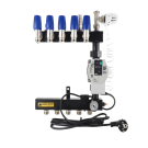 Magnum Basic Staal vloerverwarming verdeler 4 groeps incl A-label pomp (W40004)