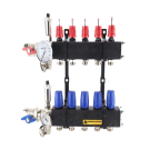 Magnum Premium kunststof open LT vloerverwarming verdeler 5-groeps (W50005)