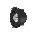 INTERLight inbouwspot kantelbaar dimbaar rond zwart 4W 230lm 2700K incl. driver Ø50mm - zaagmaat Ø44mm IP44 (IL-DCM4TK27B)