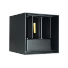 LED Republic buitenlamp vierkant 6W 500lm warm wit 2700K IP65 - zwart (8785278176054)