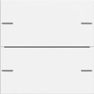 Gira bedieningswip 2-voudig voor tastsensor 4 - Systeem 55 zuiver wit mat (575227)