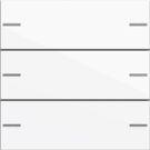 Gira bedieningswip 3-voudig voor tastsensor 4 - Systeem 55 zuiver wit glanzend (575303)