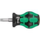 Wera schroevendraaier stubby/kort Kraftform SL 1.0x5.5 78.5/24.5mm Sleuf (05008842001)