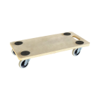 T4ALL T4ALL transporthulp MDF met 4 rubber kunststof zwenkwielen 300 x 580mm capaciteit 200kg (T812768)