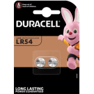 Duracell knoopcel batterijen alkaline LR54 1,5V verpakking 2 stuks (D052550)