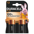 Duracell Plus alkaline batterijen 100 C 1,5V - verpakking 2 stuks (D141827)