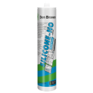 Den Braven Zwaluw Silicone-NO + Sanitary neutrale sanitairkit siliconenkit - koker 310ml - transparantgrijs (30619413)