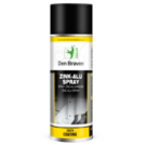 Den Braven Zwaluw zink-alu spray voor bescherming en afwerken metaal - spuitbus 400ml - aluminium (12009729)