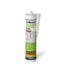 illbruck acrylaatkit met structuur 1mm voor binnen en buiten - koker 310ml - wit (LD701)