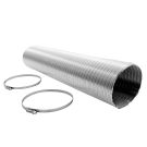 WEHA compactslang aluminium 125mm x 2,5m incl 2 slangklemmen (20200352)