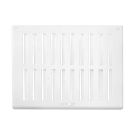 AIR CONTROL schuifrooster afsluitbaar 200x200mm kunststof - wit (20201071)