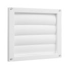 AIR CONTROL lamellenrooster kunststof 165x165mm Ø100mm - wit (20201092)