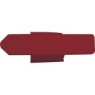 Snelflex kabelcodering clips flexbuis 20mm voor 2,5mm2 H07V-U/H07Z1-U rood - per 50 stuks (CLIP20R50)