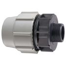 Plasson overgangskoppeling van klem naar buitendraad 20mm x 1'' bui tyleen (7020-020100)