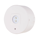 ION industries noodverlichting opbouw rond 3h autotest IP40 - wit (60.100.035)