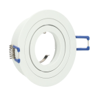 Yphix inbouwspot rond kantelbaar wit GU10 zaagmaat Ø80mm - diameter 92mm (50114422)