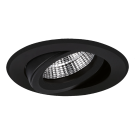 Yphix inbouwspot rond kantelbaar zwart GU10 zaagmaat Ø70mm - diameter 82mm (50114464)