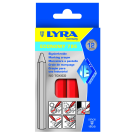 Lyra merkkrijt rode set van 12 stuks (4850017)