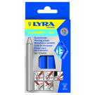 Lyra merkkrijt blauwe set van 12 stuks (4850051)