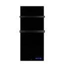 Eurom Sani 600 badkamer infrarood verwarming 600W met handdoekbeugels, WiFi en app - zwart (350357)