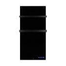 Eurom Sani 800 badkamer infrarood verwarming 800W met handdoekbeugels, WiFi en app - zwart (350395)