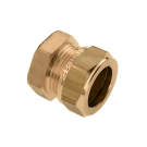 Bonfix eindkoppeling messing knelfitting 10mm (82493)