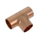 Bonfix t-stuk soldeerfitting roodkoper capillair 12mm (91009)