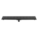 Differnz douchegoot RVS met flens 70x70x800mm - zwart (33.111.17)