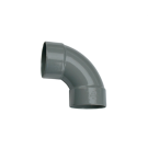Wavin Wadal PVC bocht 90° mof-mof lijm 125mm - grijs (3101212009)