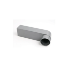 Wavin ABS stadsuitloop voor 60 en 80mm buis HWA - wit (4047508070)