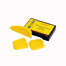 Innotec afmesspatels kitafstijkspatels hoekig voor afwerken kitvoegen - set van 3 stuks (90.4003)