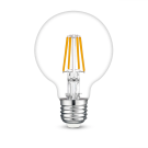 Yphix LED lamp filament bol E27 8W 806lm warm wit 2700K dimbaar (50510422)
