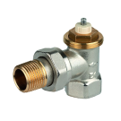Honeywell Home radiatorafsluiter recht 3/4''/20mm type SX met universeel voorinstelbaar binnenwerk (V2000DSX20)
